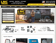 Tablet Screenshot of lmctruck.com